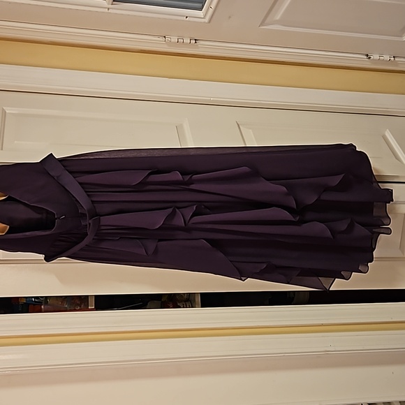 Vera Wang purple beautiful dress - Picture 3 of 4